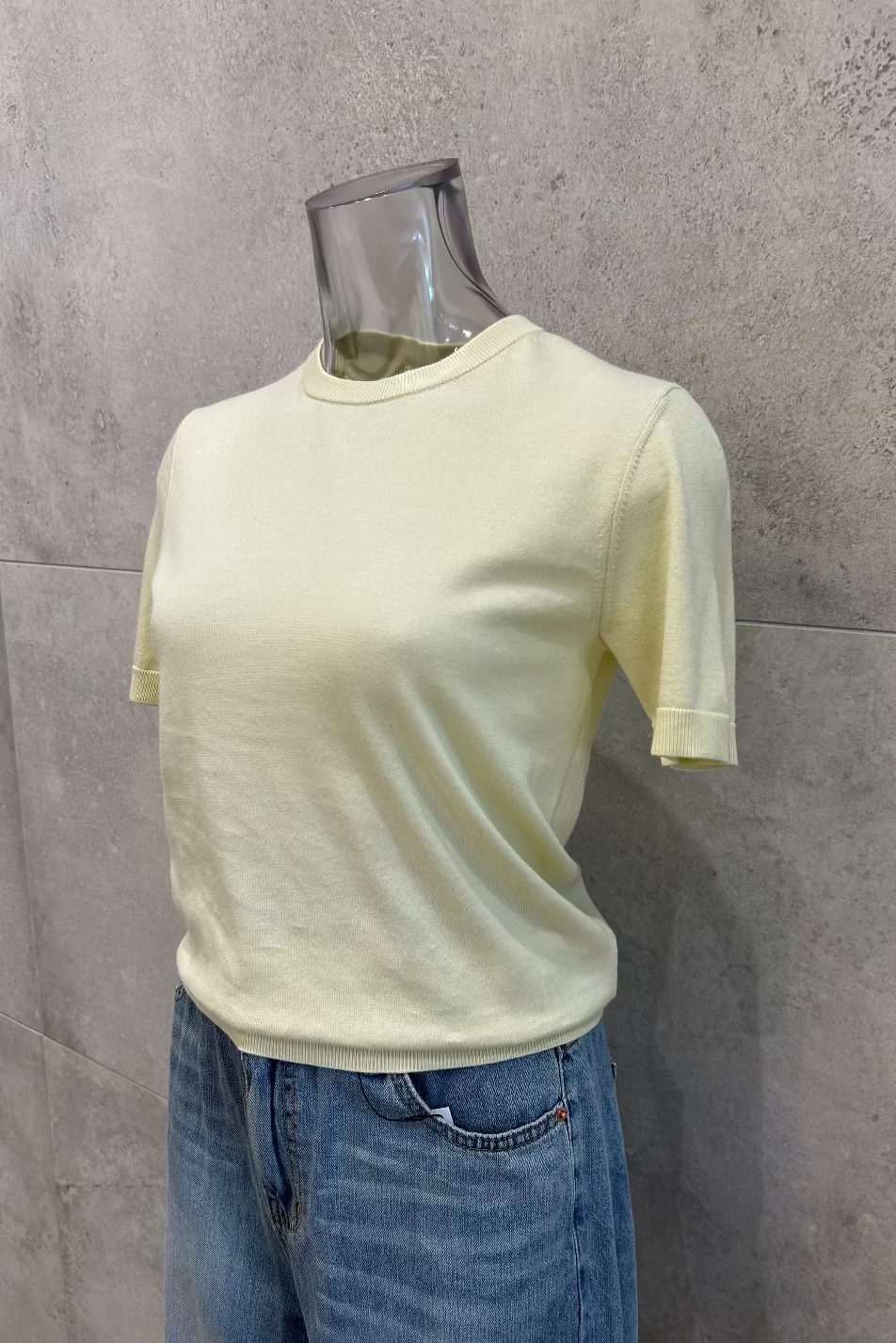 Suvin Cotton Short Sleeve Knit Top
