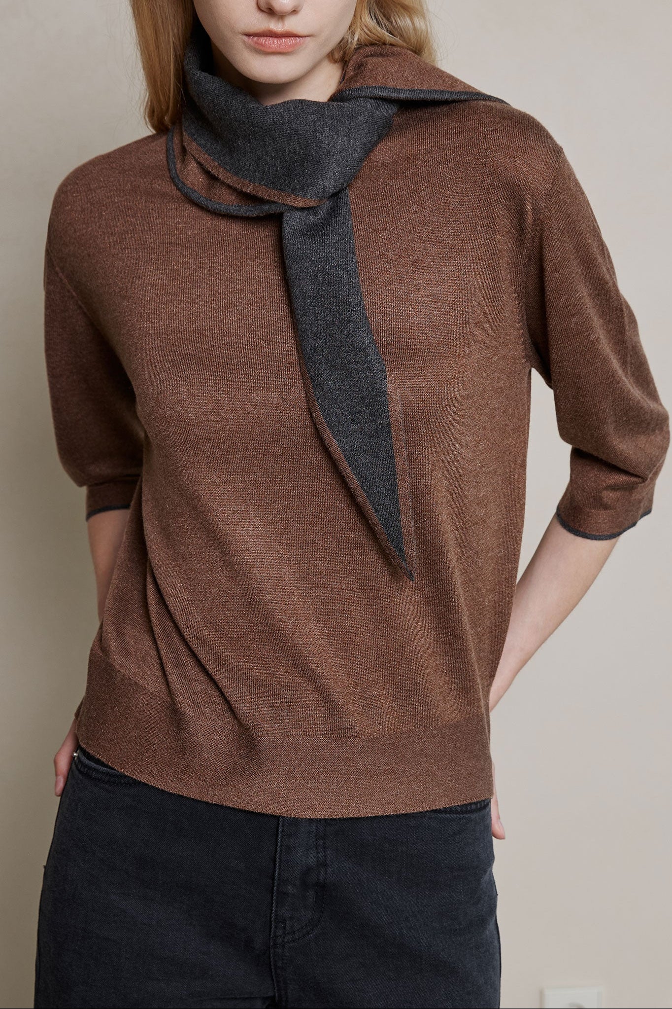 Two Way Knit Scarf