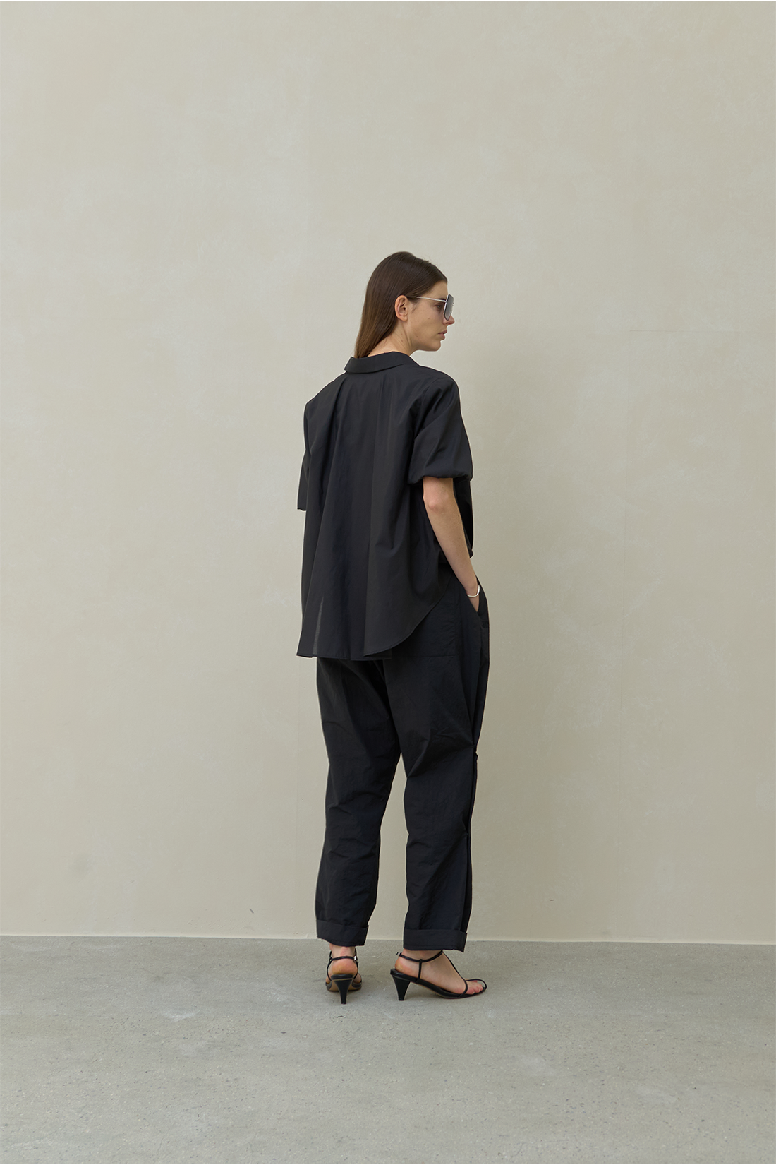 Volume Glossy Blouse