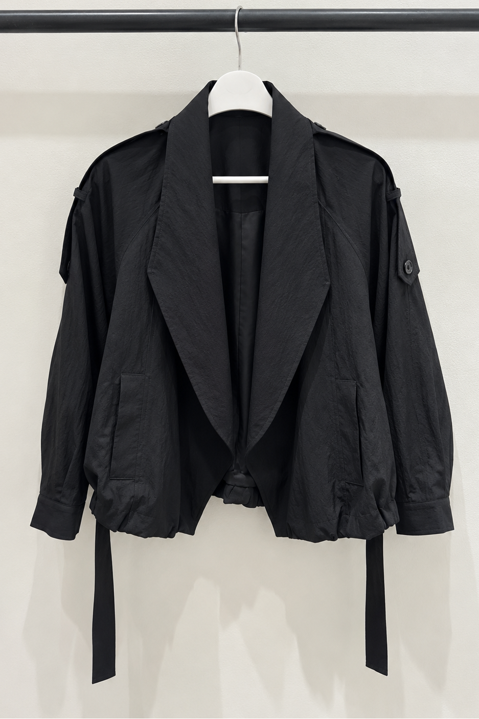 Shawl Collar Trench Jacket