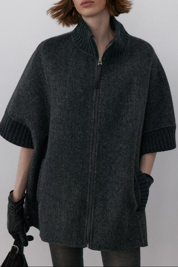 Alpaca Half Sleeve Coat