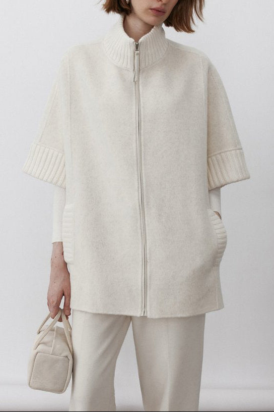 Alpaca Half Sleeve Coat