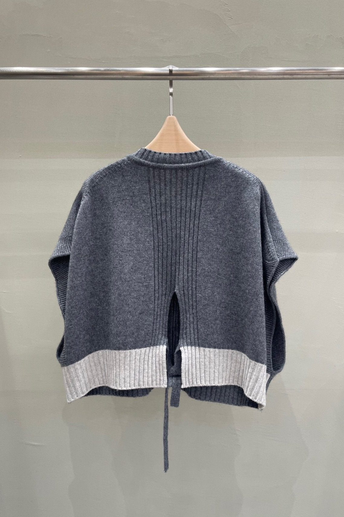 Cashmere Color Block Vest