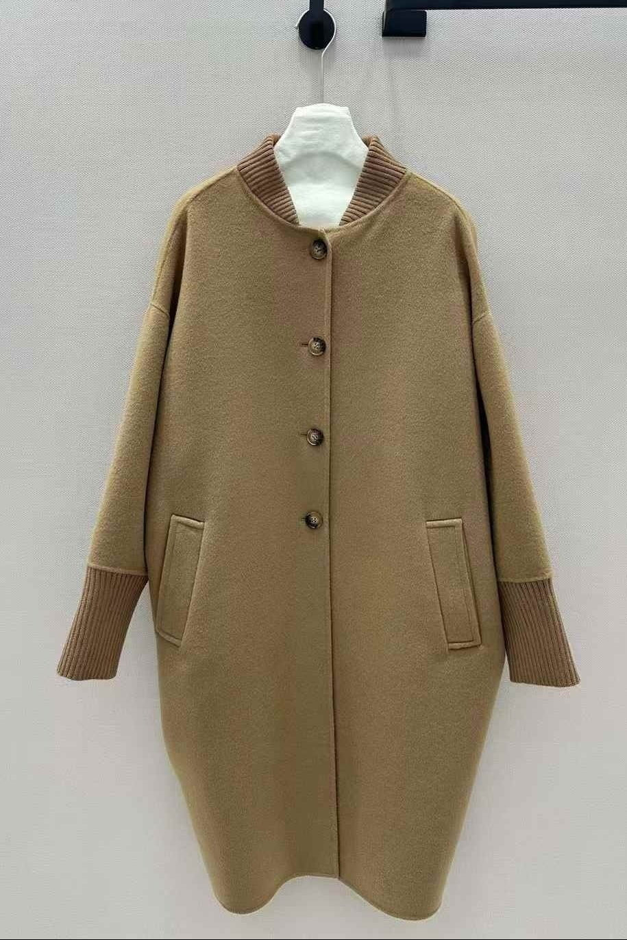 Bailey Cashmere Bomber Coat