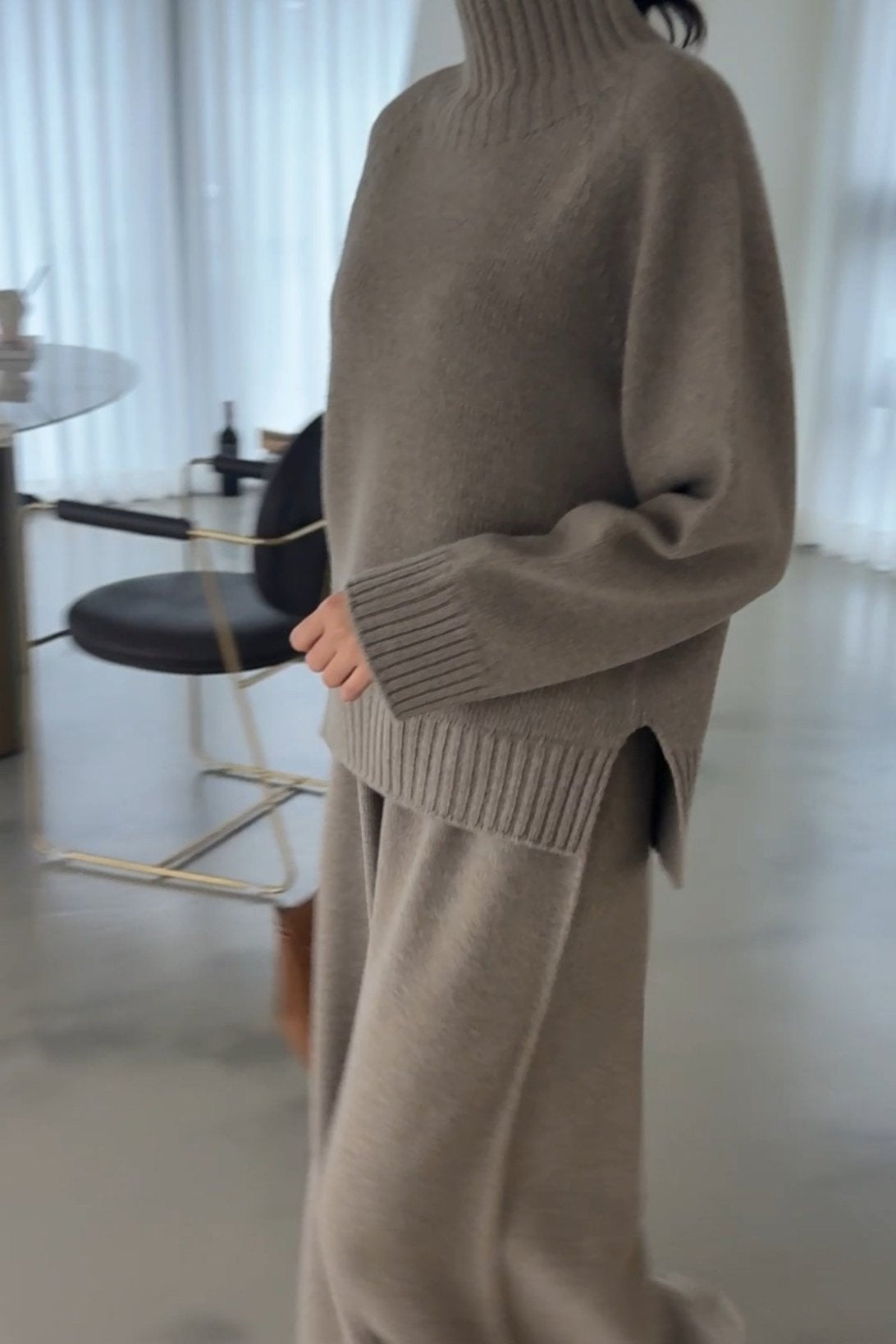 Oslo Relaxed Turtleneck Sweater