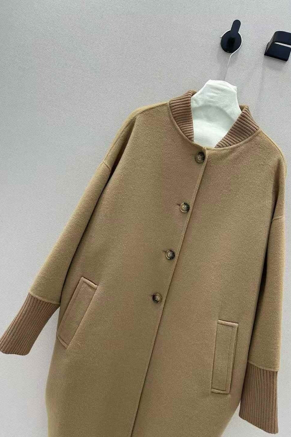 Bailey Cashmere Bomber Coat