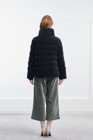 Two Way Zipper Goose Down Puffer Jacket