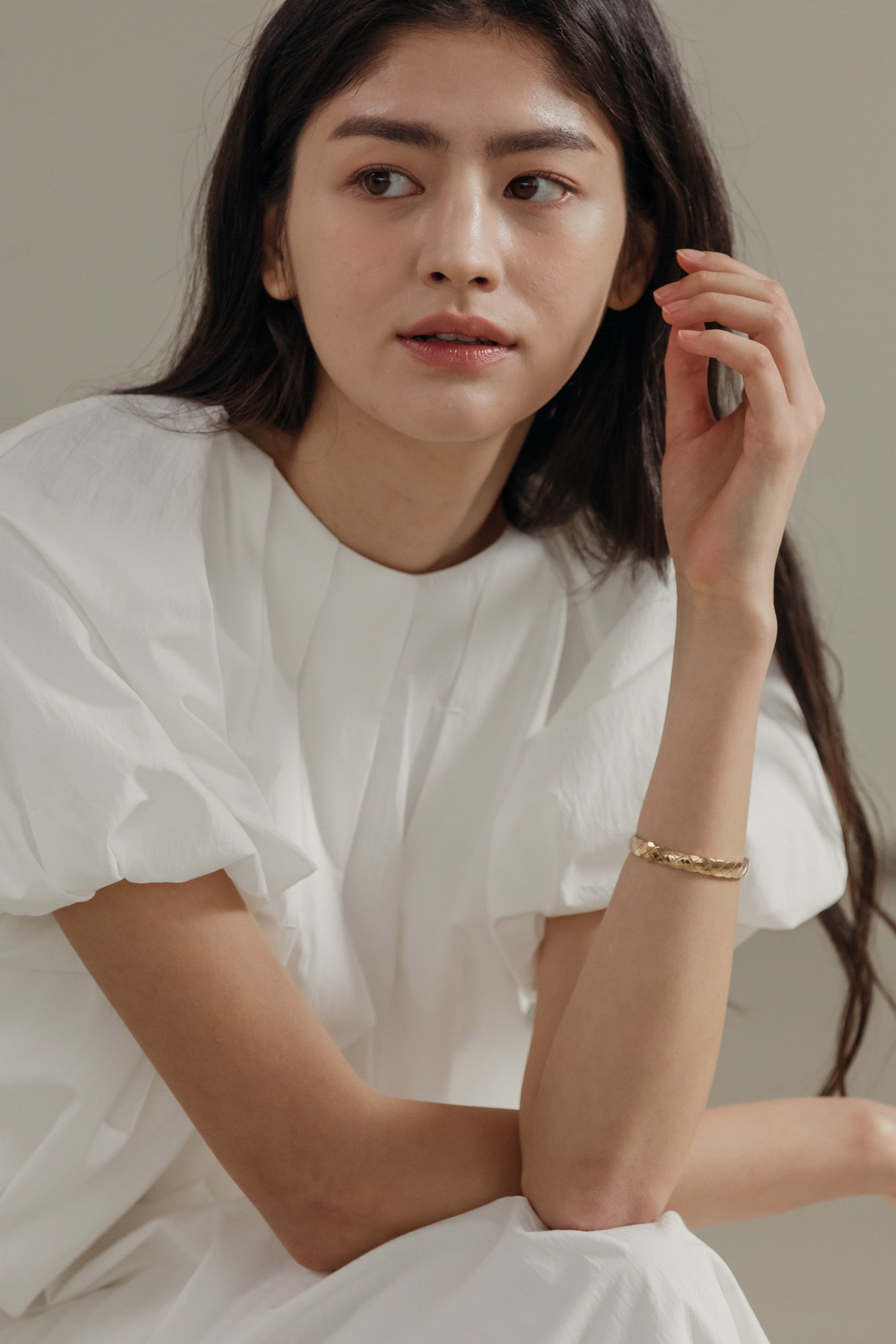 Camilla Puff Sleeve Midi Dress