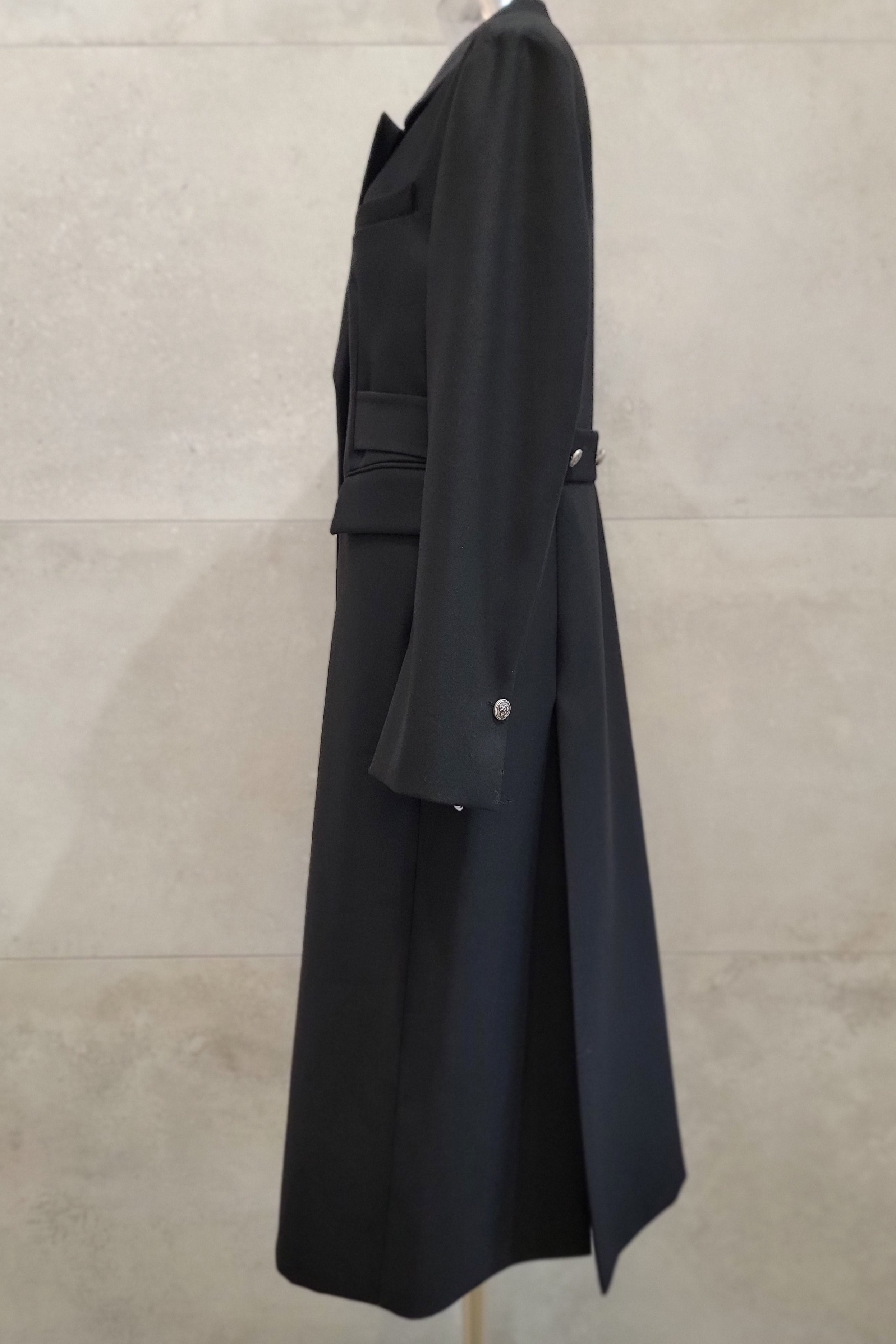 Wool Silver Boss Coat