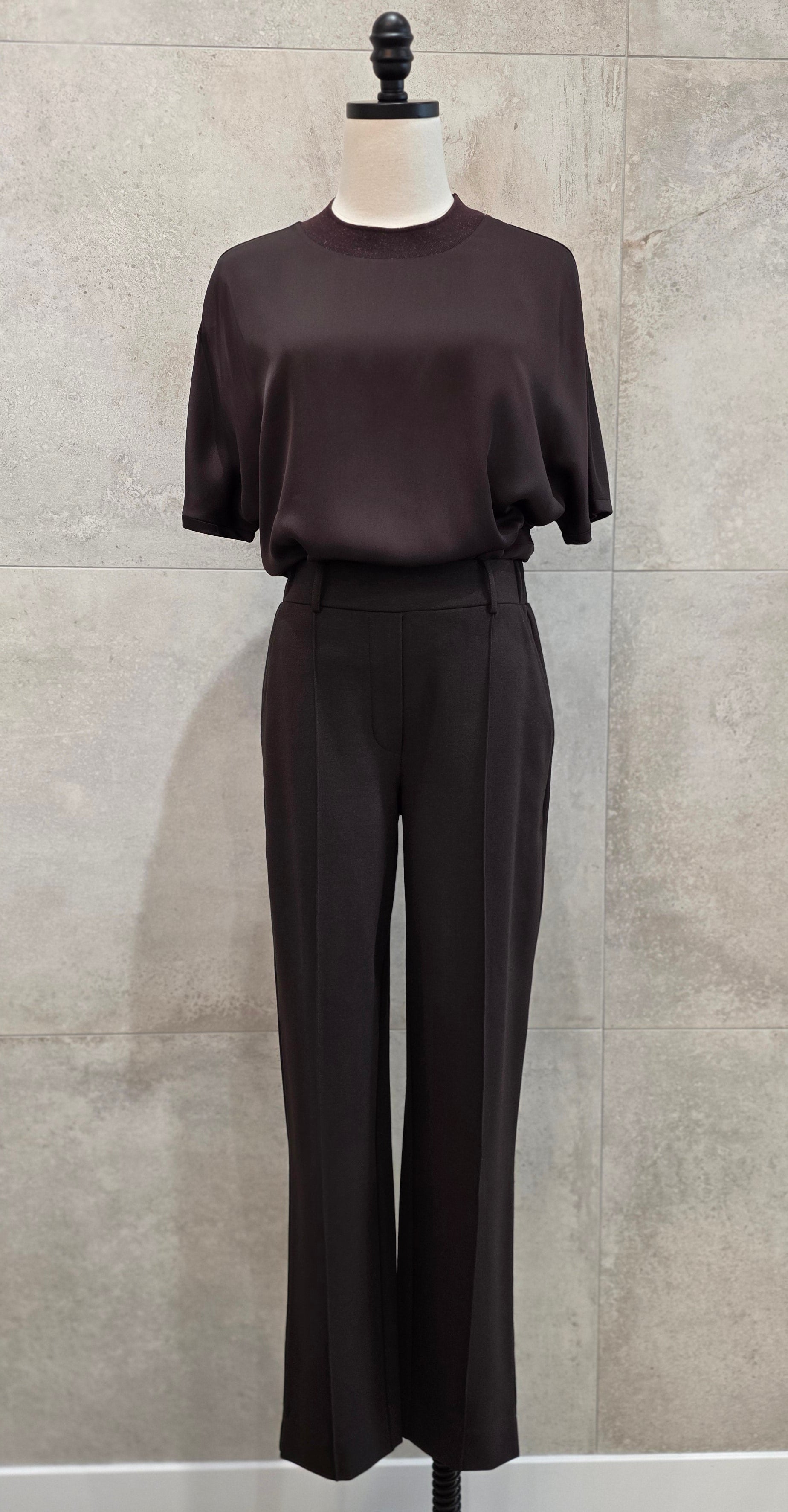 Satin T-Shirt Blouse