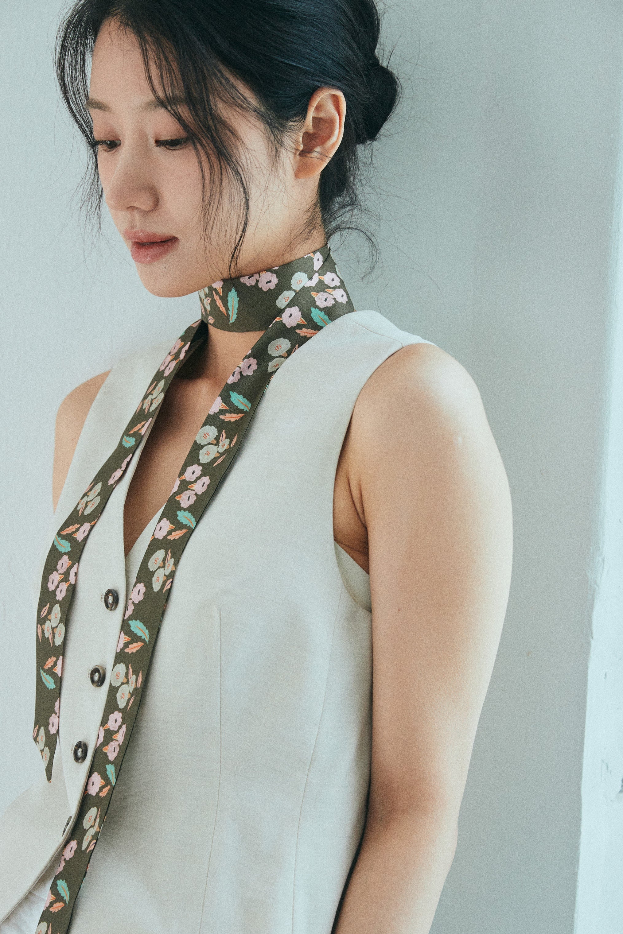 Twilly Silk Ribbon Scarf Long