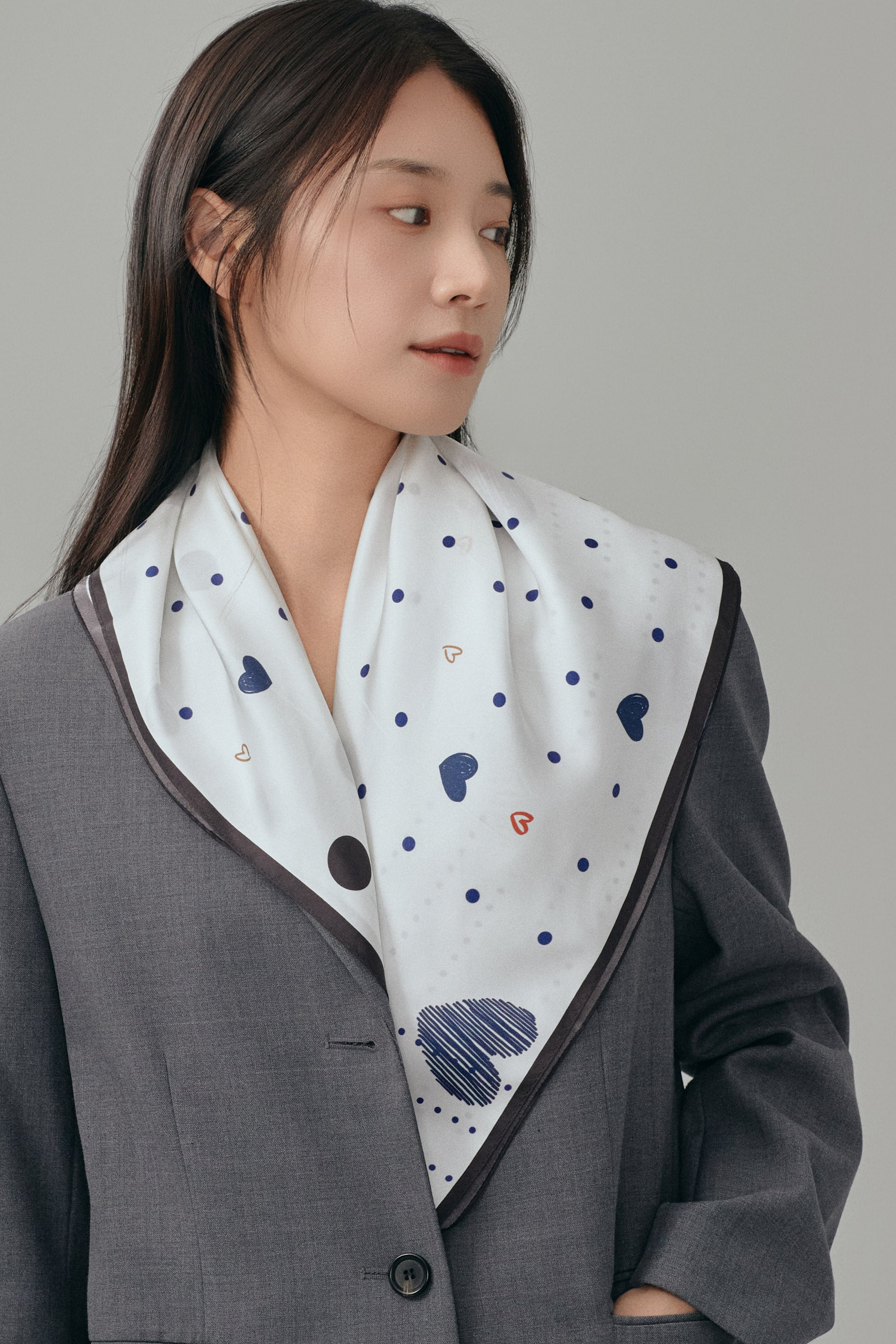 F??te Square Silk Scarf