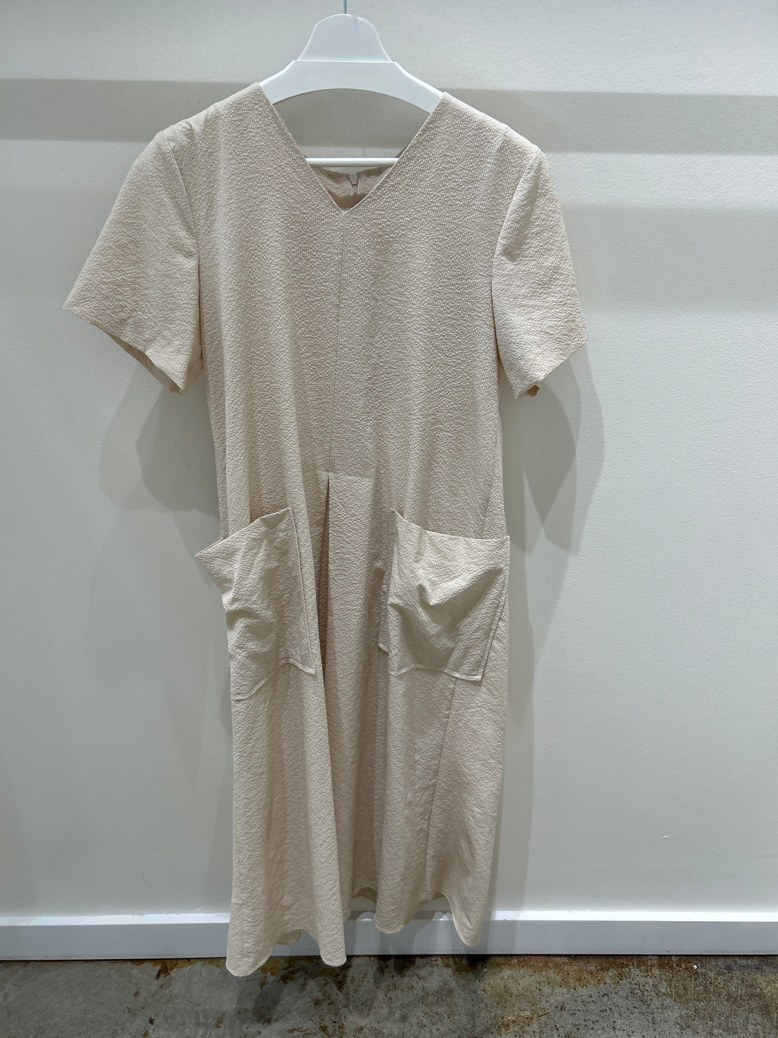 Front Two Pocket Long Dress