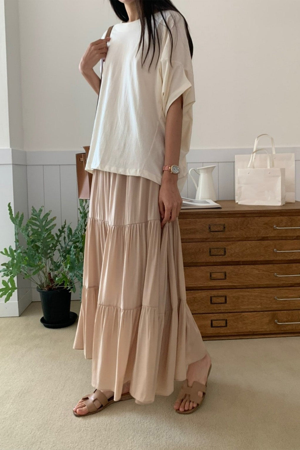 Bianca Tiered Maxi Skirt