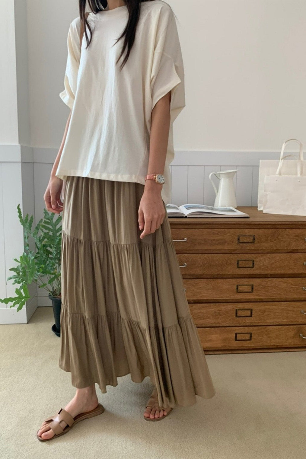 Bianca Tiered Maxi Skirt