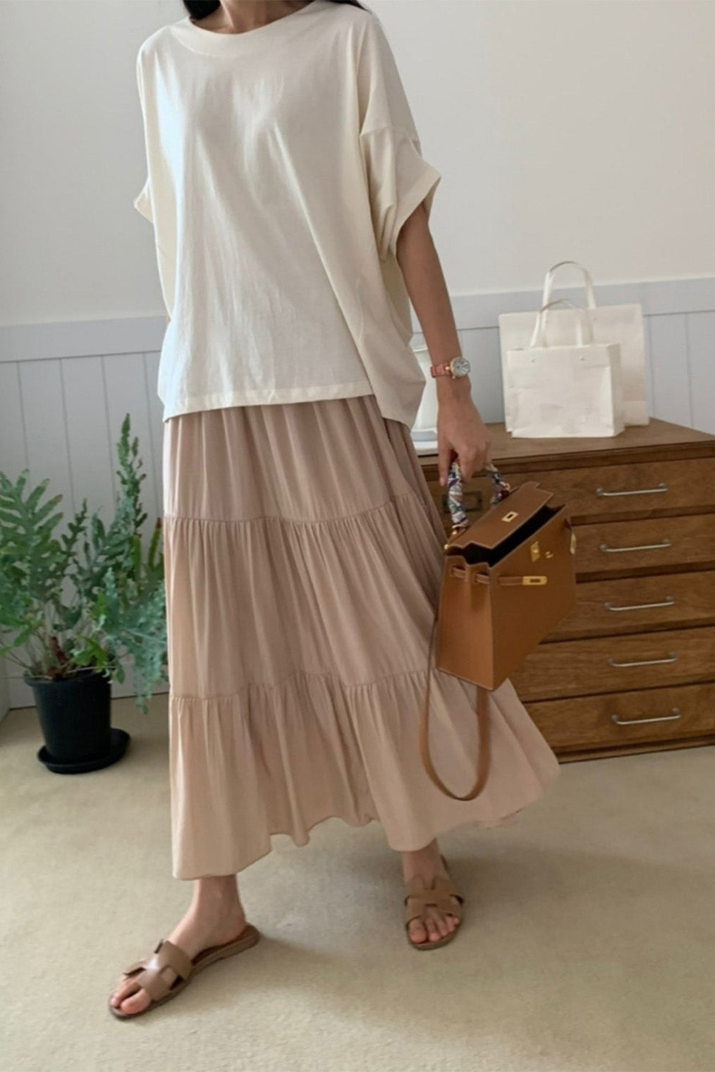 Bianca Tiered Maxi Skirt