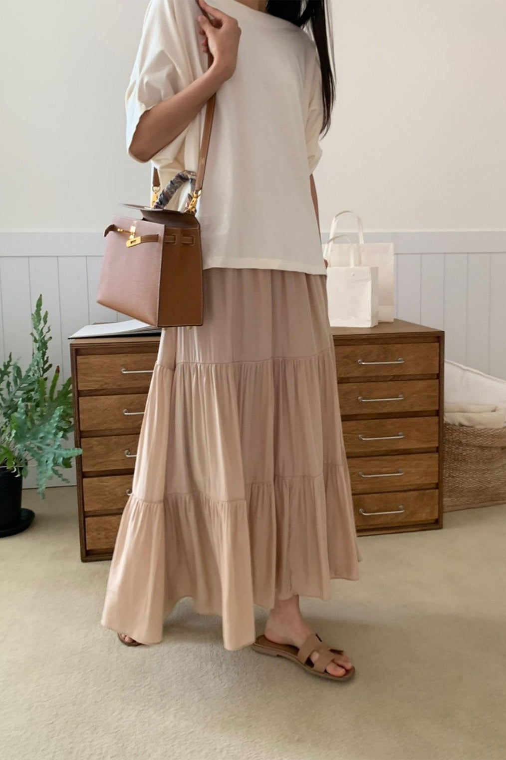 Bianca Tiered Maxi Skirt