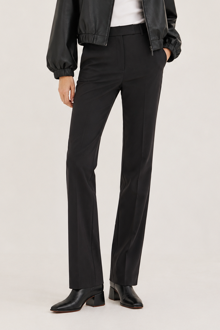 Ponte Pintuck Slim Fit Pants