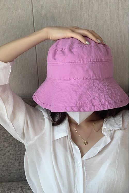 Cotton Wide Bucket Hat