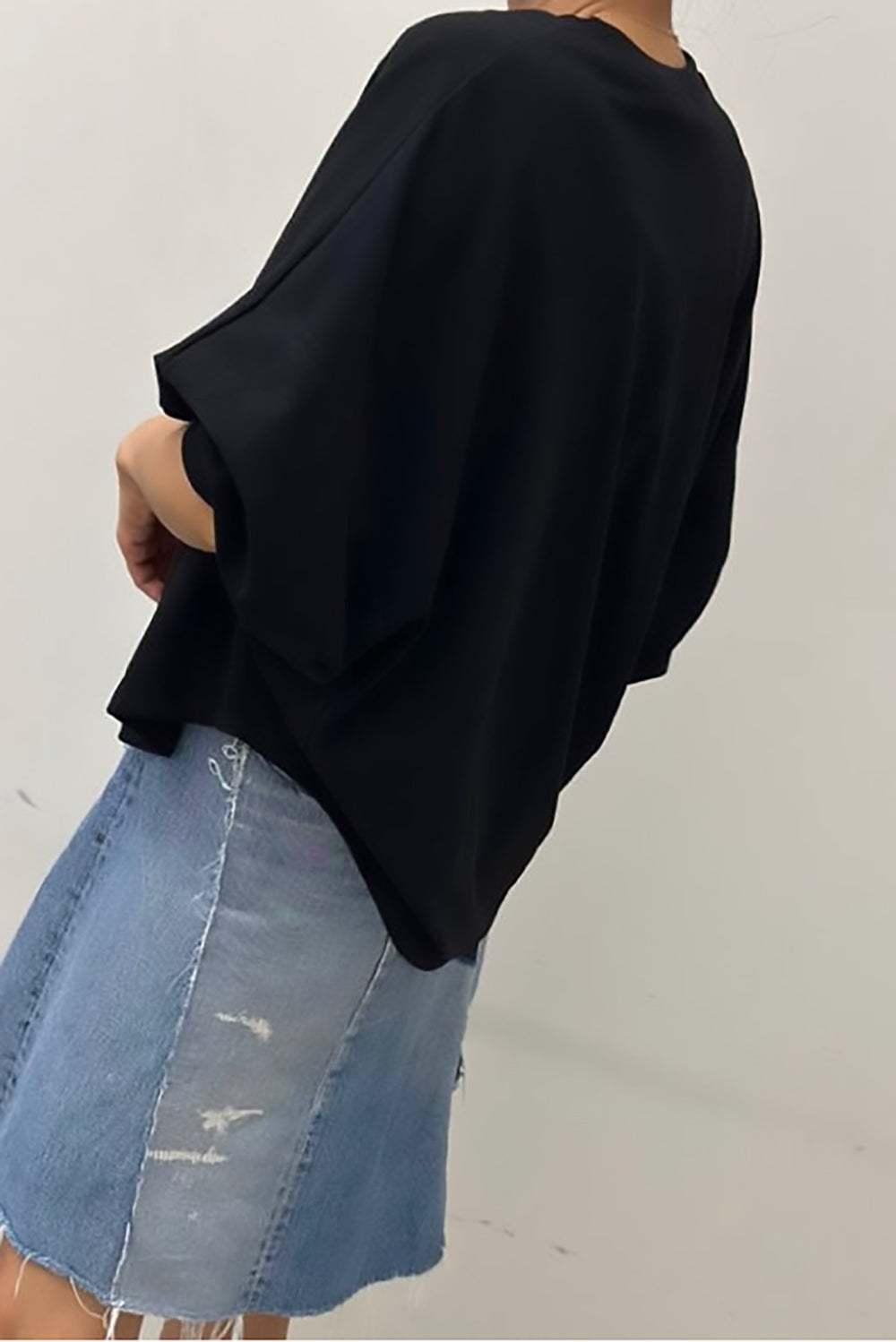 Micro-Ribbed Trim T-Shirt