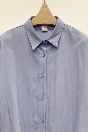 Elastic Shirred Sleeve Shirt