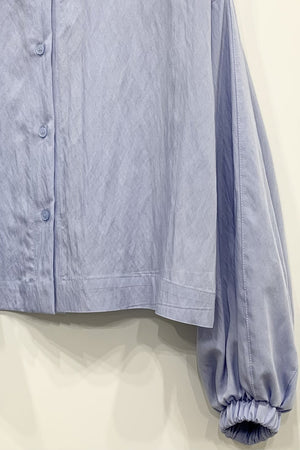 Elastic Shirred Sleeve Shirt