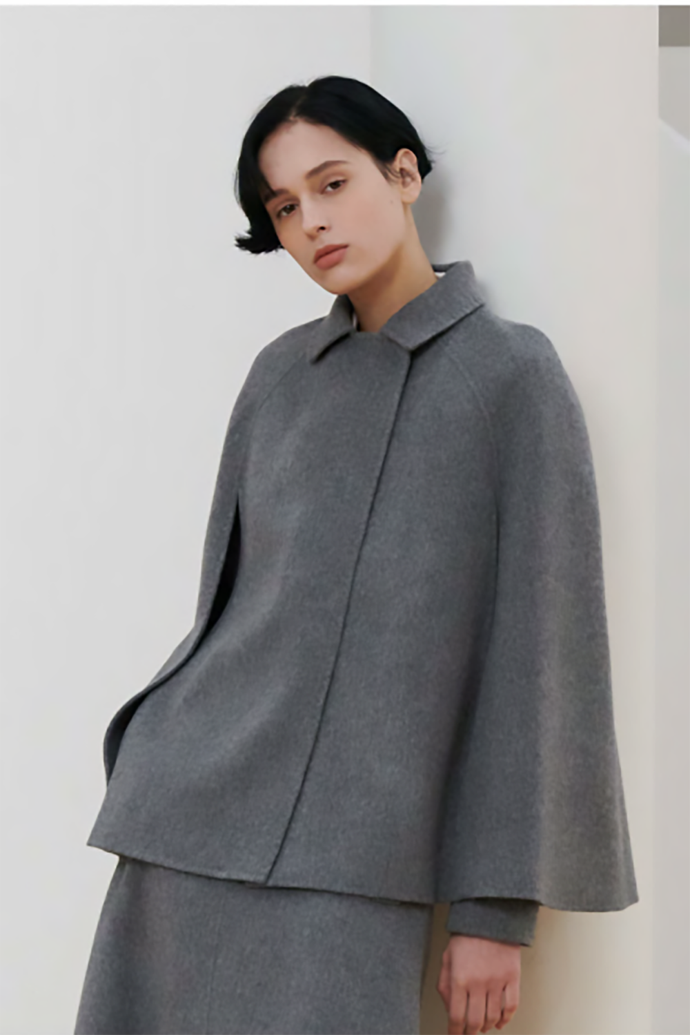 Double Face Cashmere Cape
