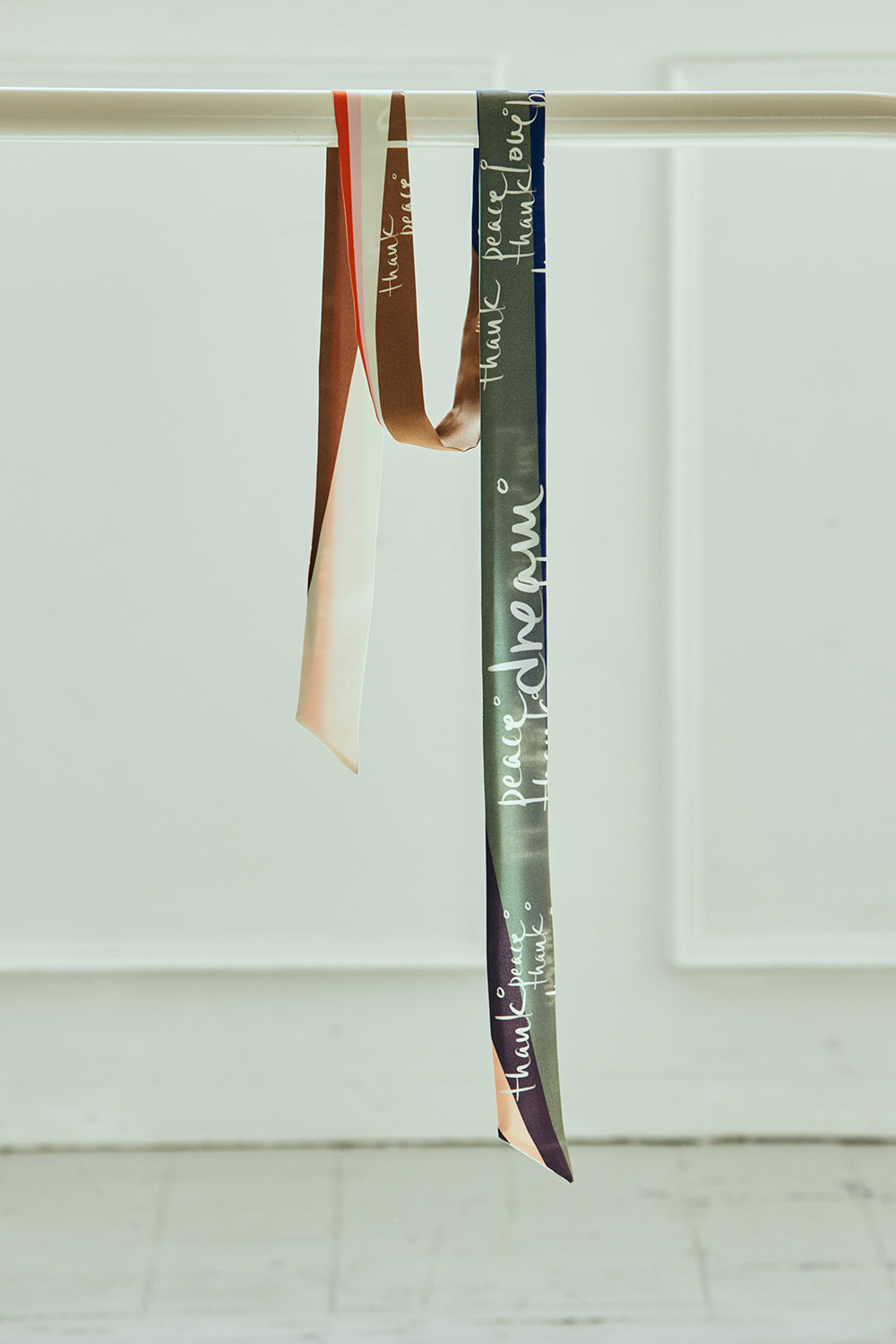 Gratitude Twilly Silk Ribbon