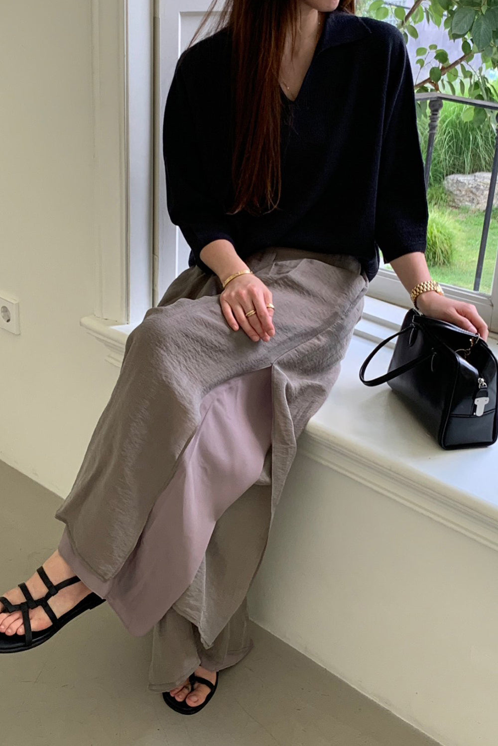 Johnny Collar Knit Top