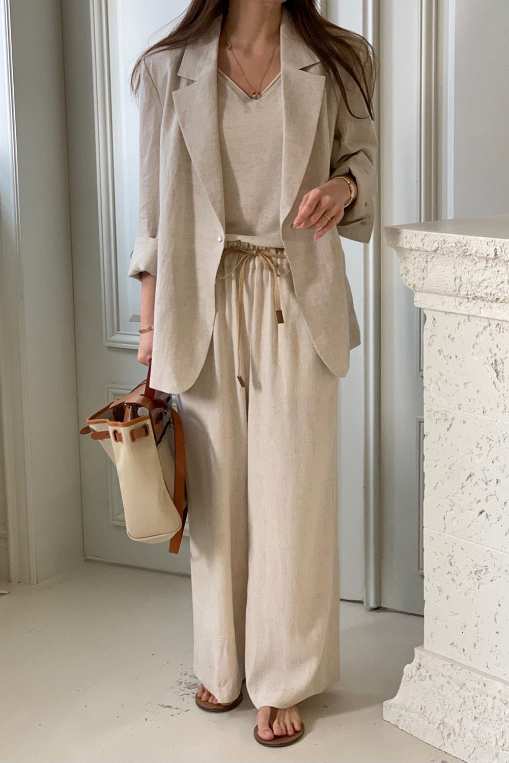 Mallory Linen Blazer