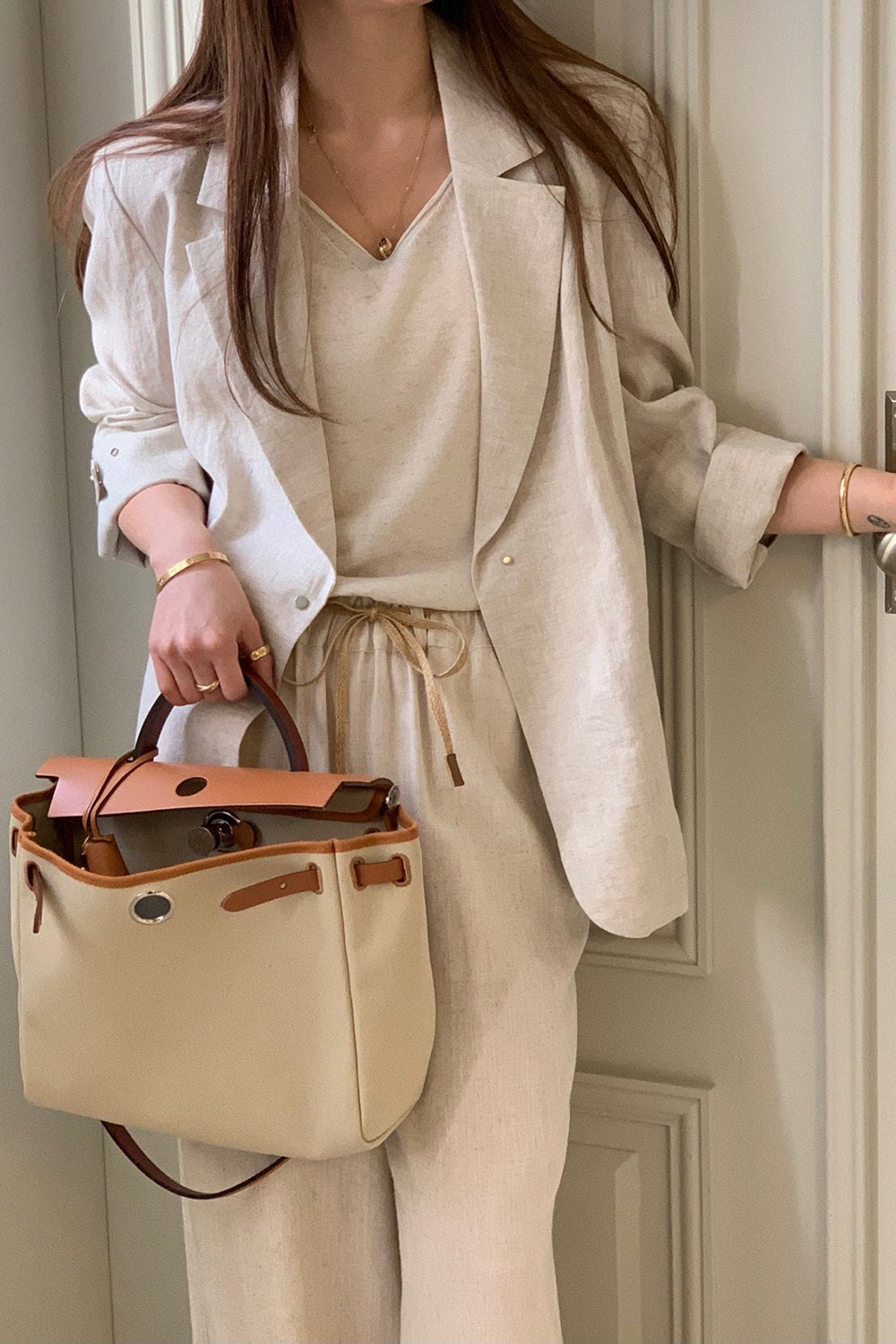 Mallory Linen Blazer