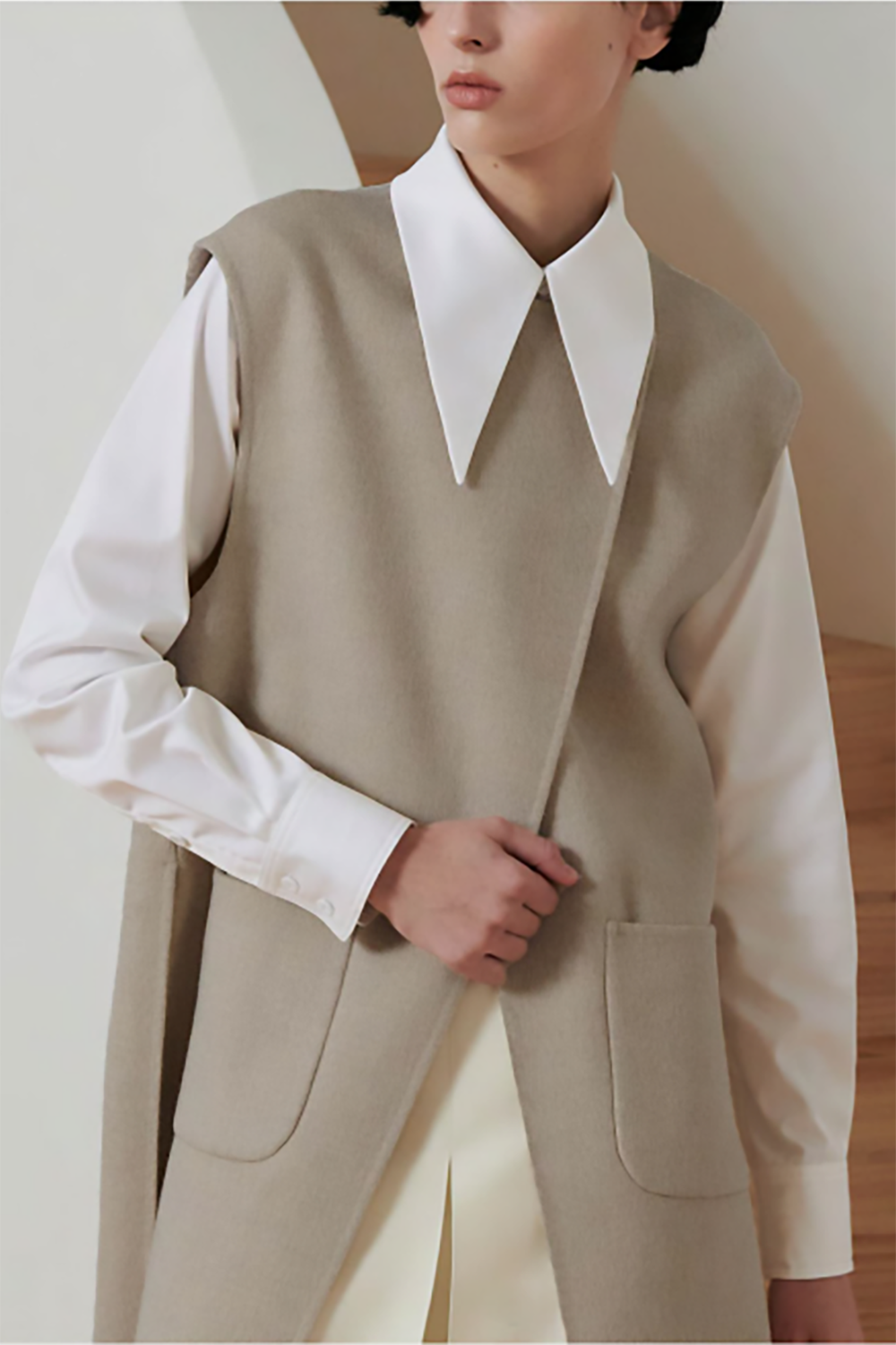 Double Face Cashmere Vest