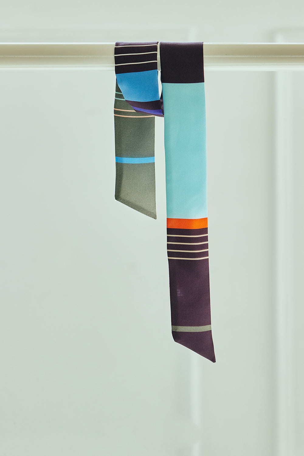 Striped Twilly Silk Ribbon