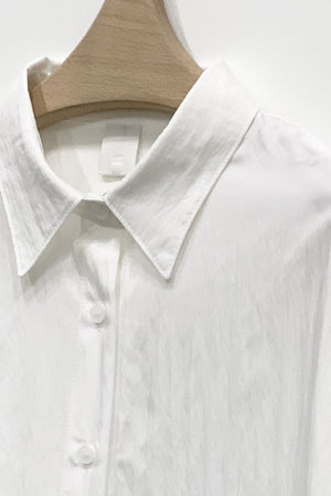 Elastic Shirred Sleeve Shirt