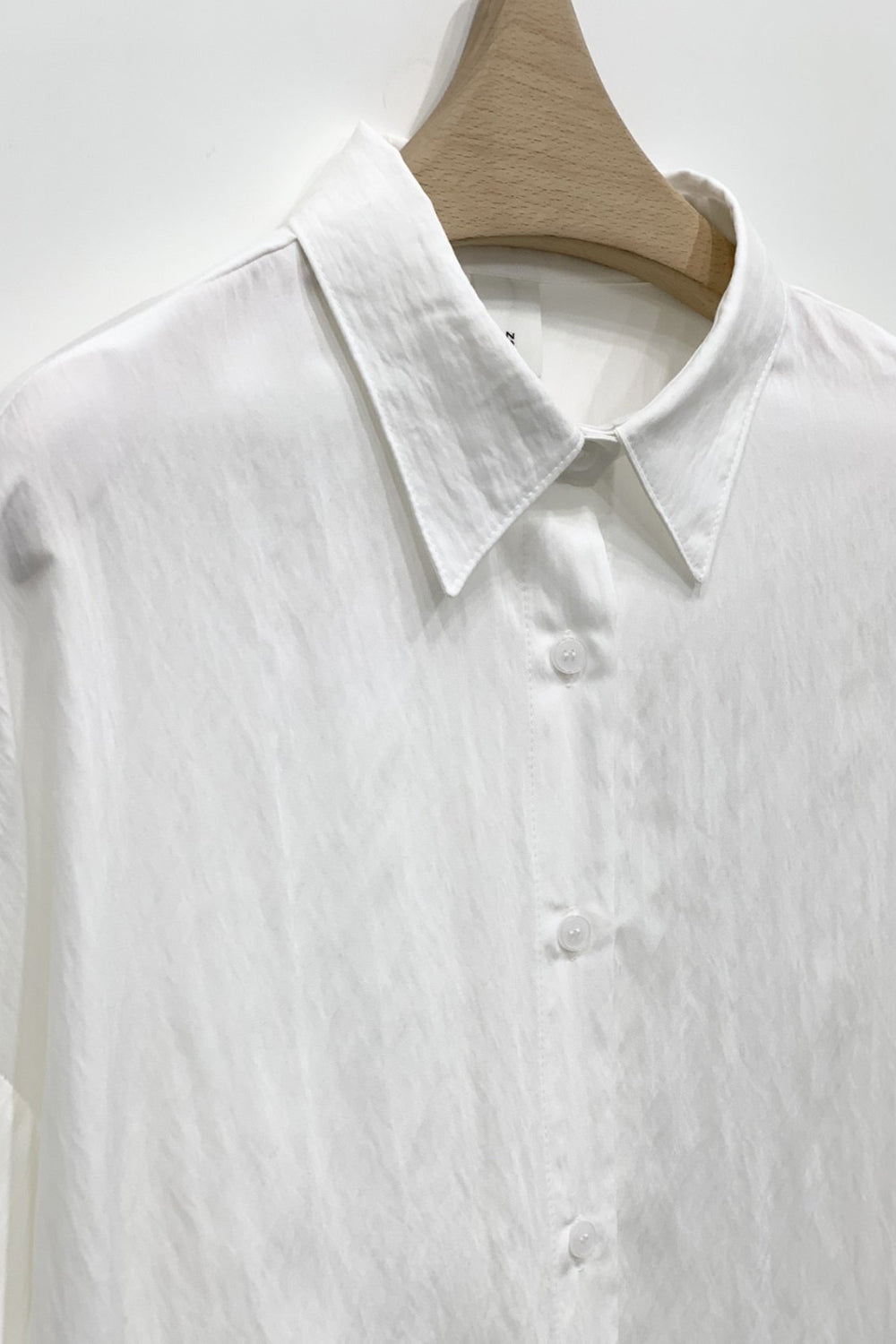 Elastic Shirred Sleeve Shirt