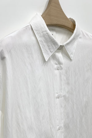 Elastic Shirred Sleeve Shirt