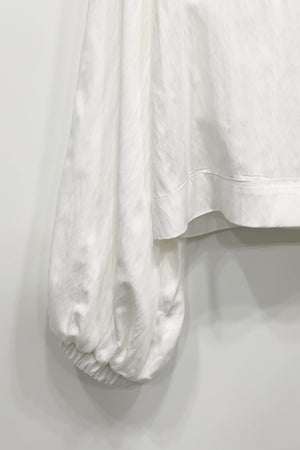Elastic Shirred Sleeve Shirt