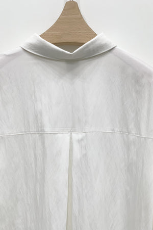 Elastic Shirred Sleeve Shirt