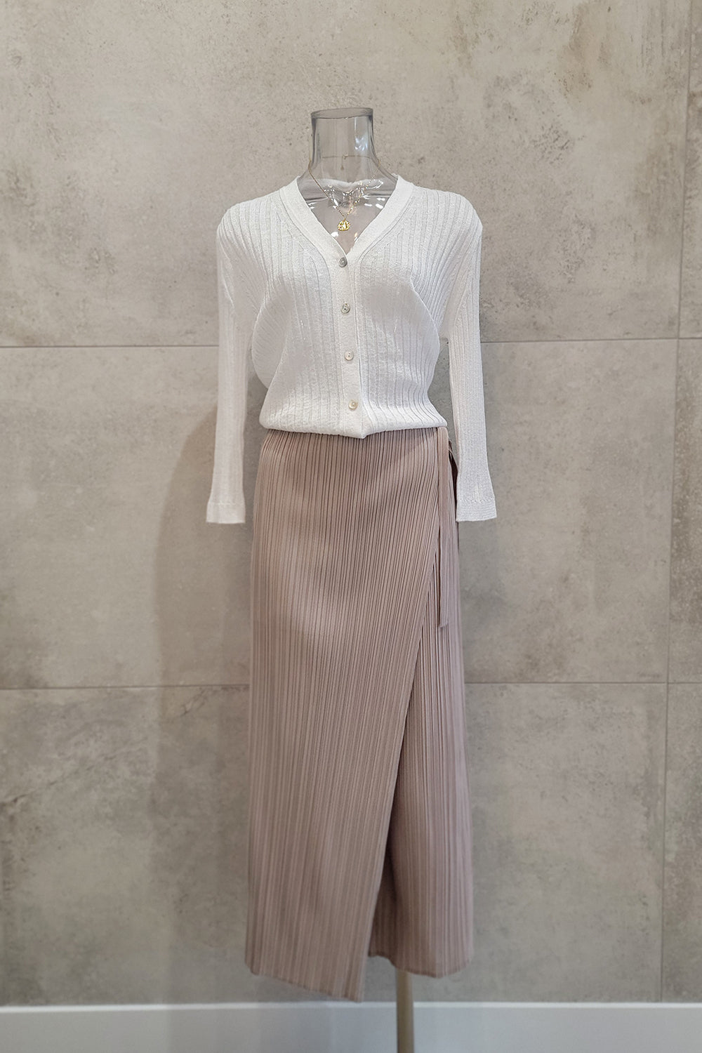 Wrap Detail Pleated Pants