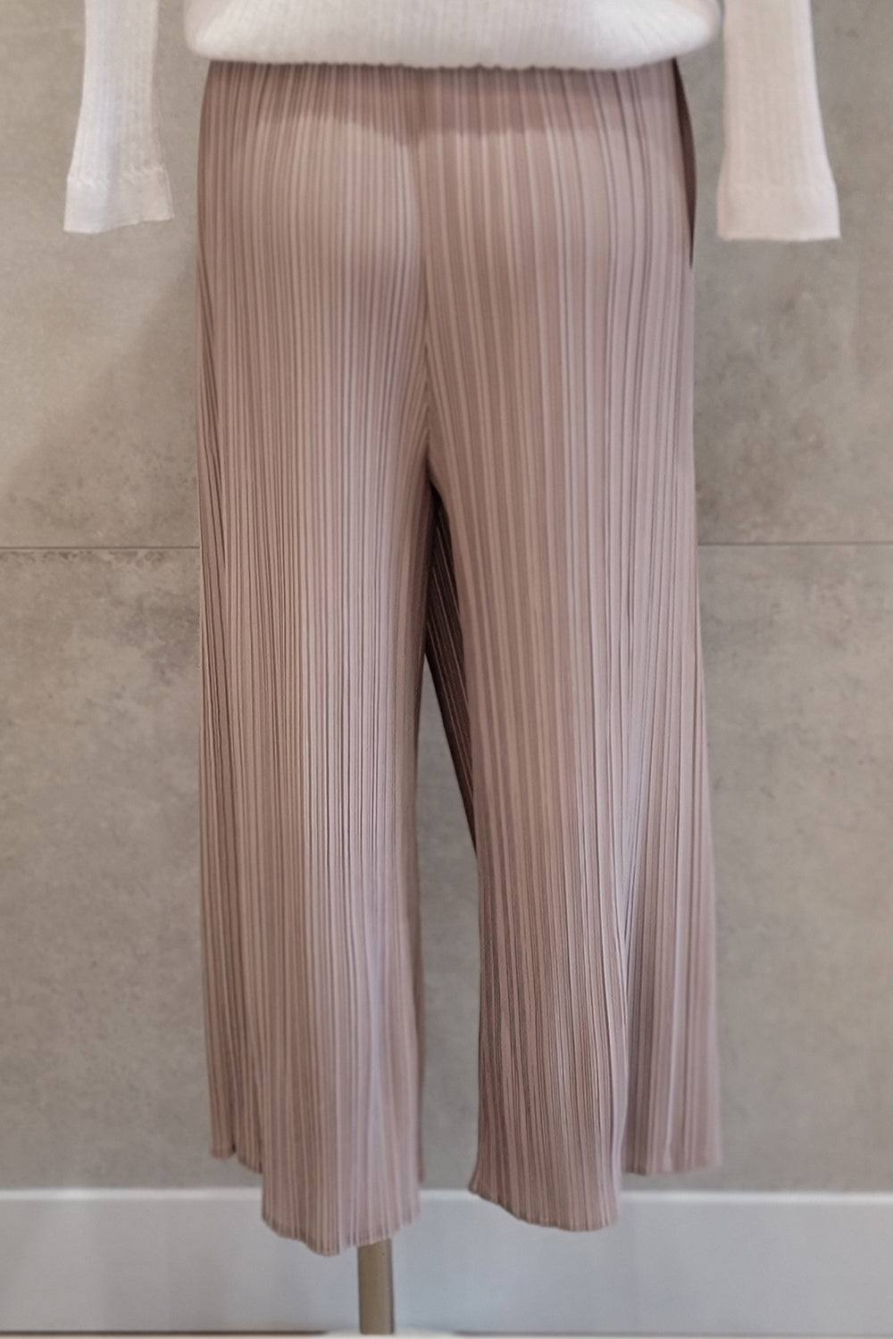 Wrap Detail Pleated Pants