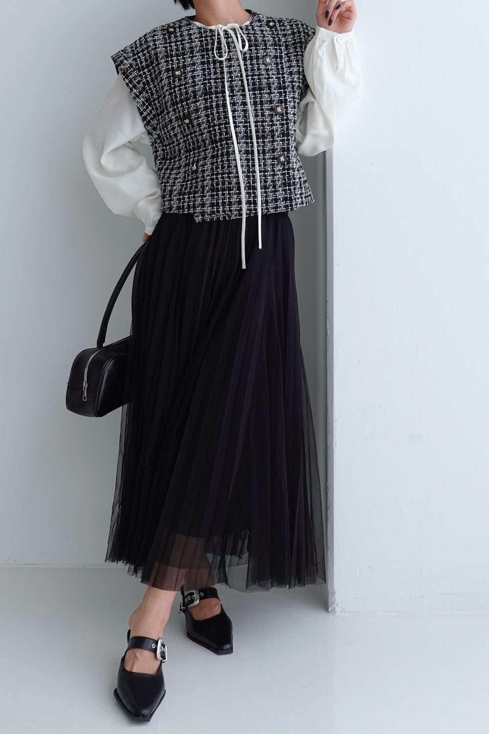 Lila Layered Mesh Maxi Skirt