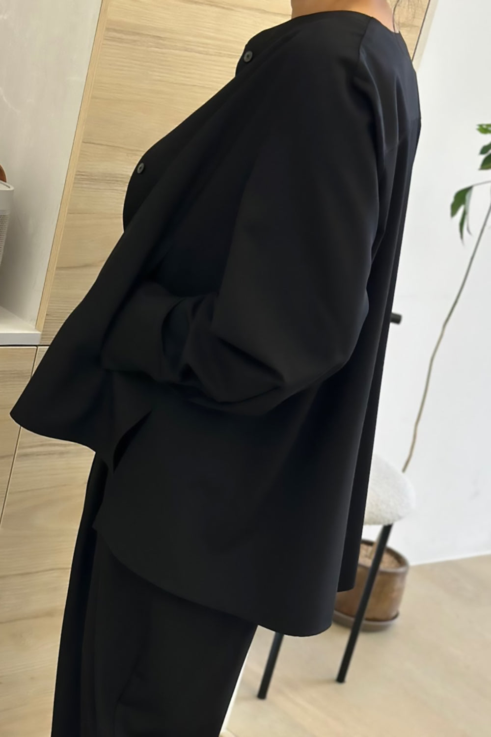 Pop Over Pocket Blouse