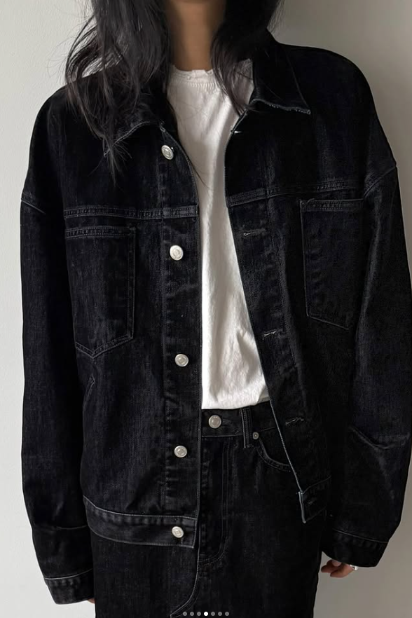 Velvet Button Front Jacket
