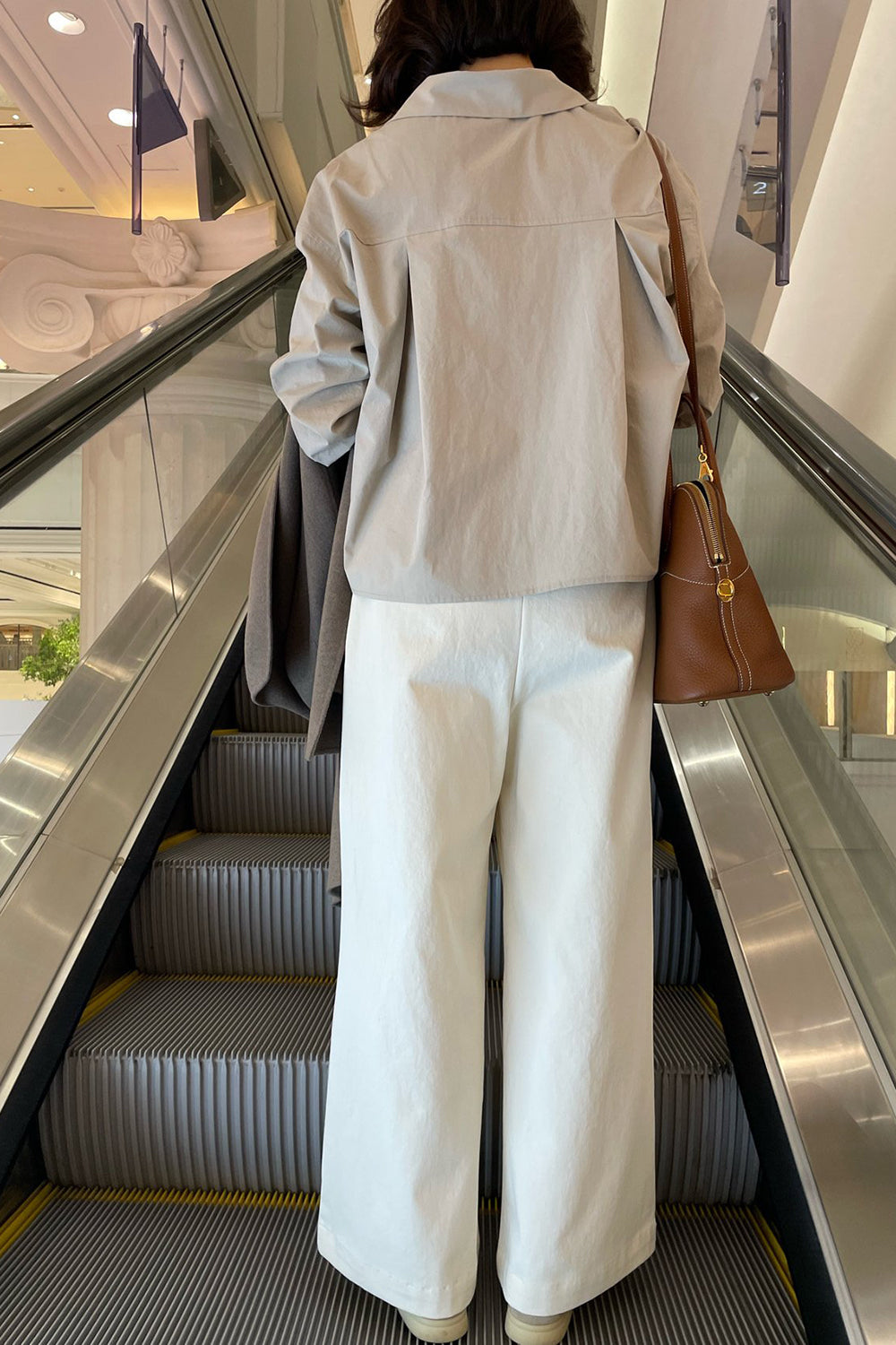 Camille Front Pleat Wide Pants