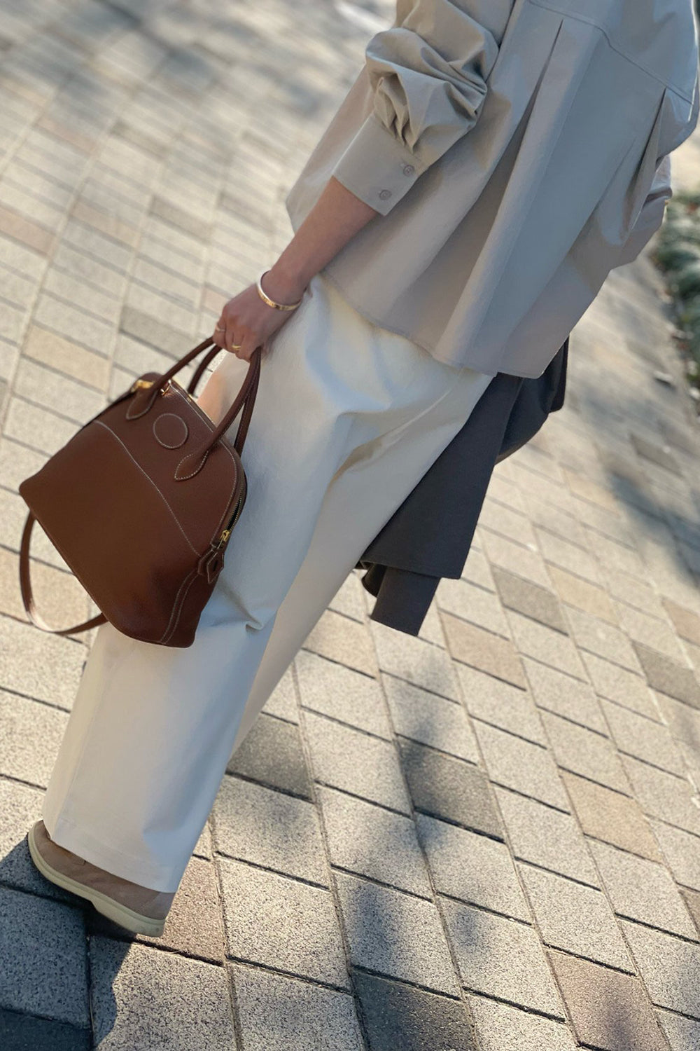 Camille Front Pleat Wide Pants