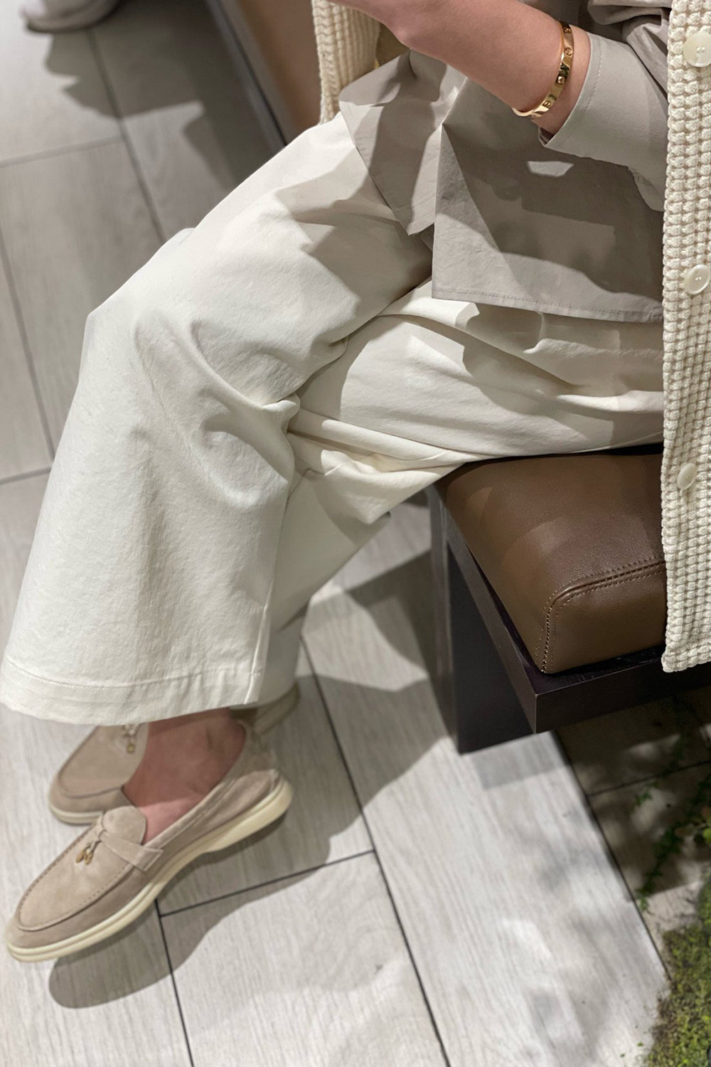 Camille Front Pleat Wide Pants