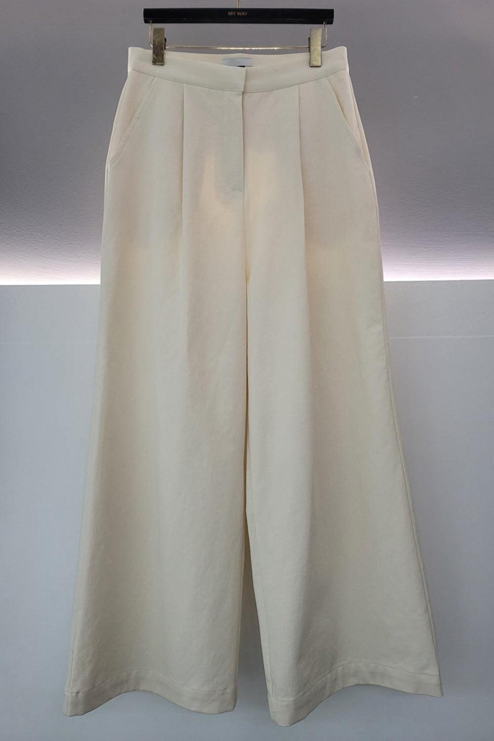 Camille Front Pleat Wide Pants