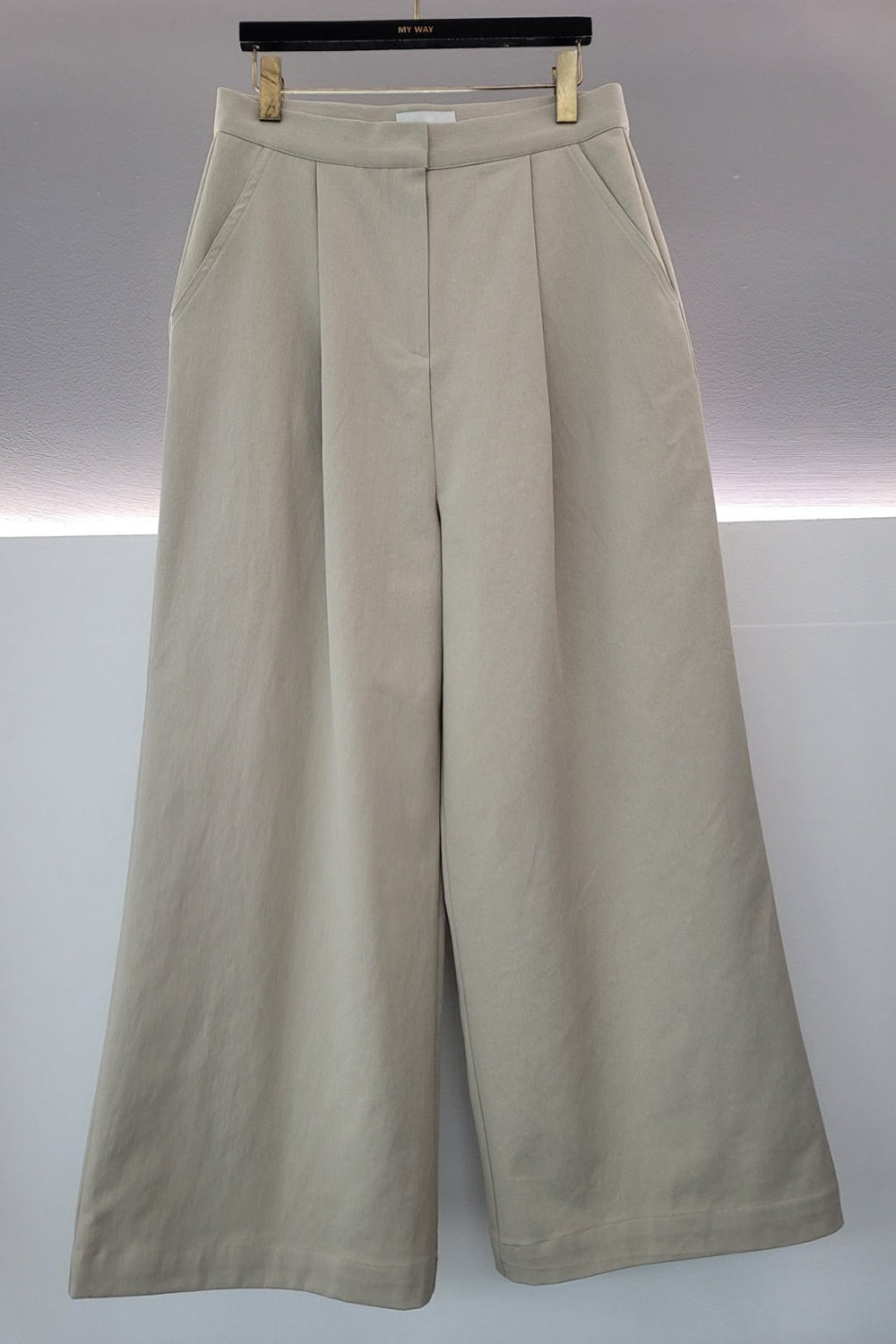 Camille Front Pleat Wide Pants