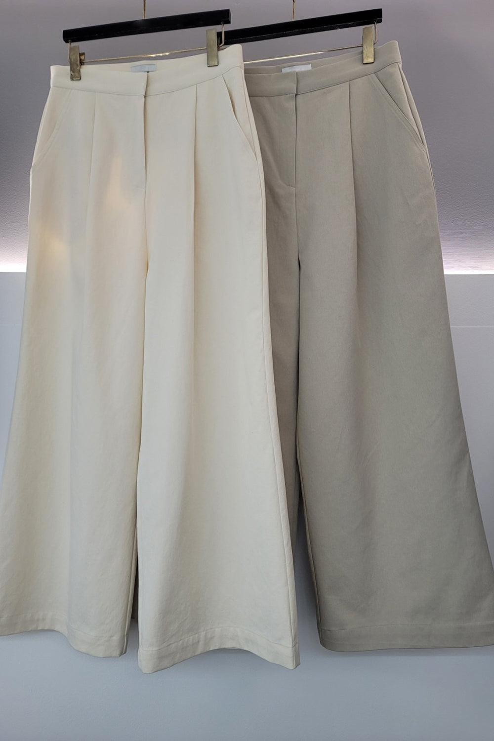 Camille Front Pleat Wide Pants