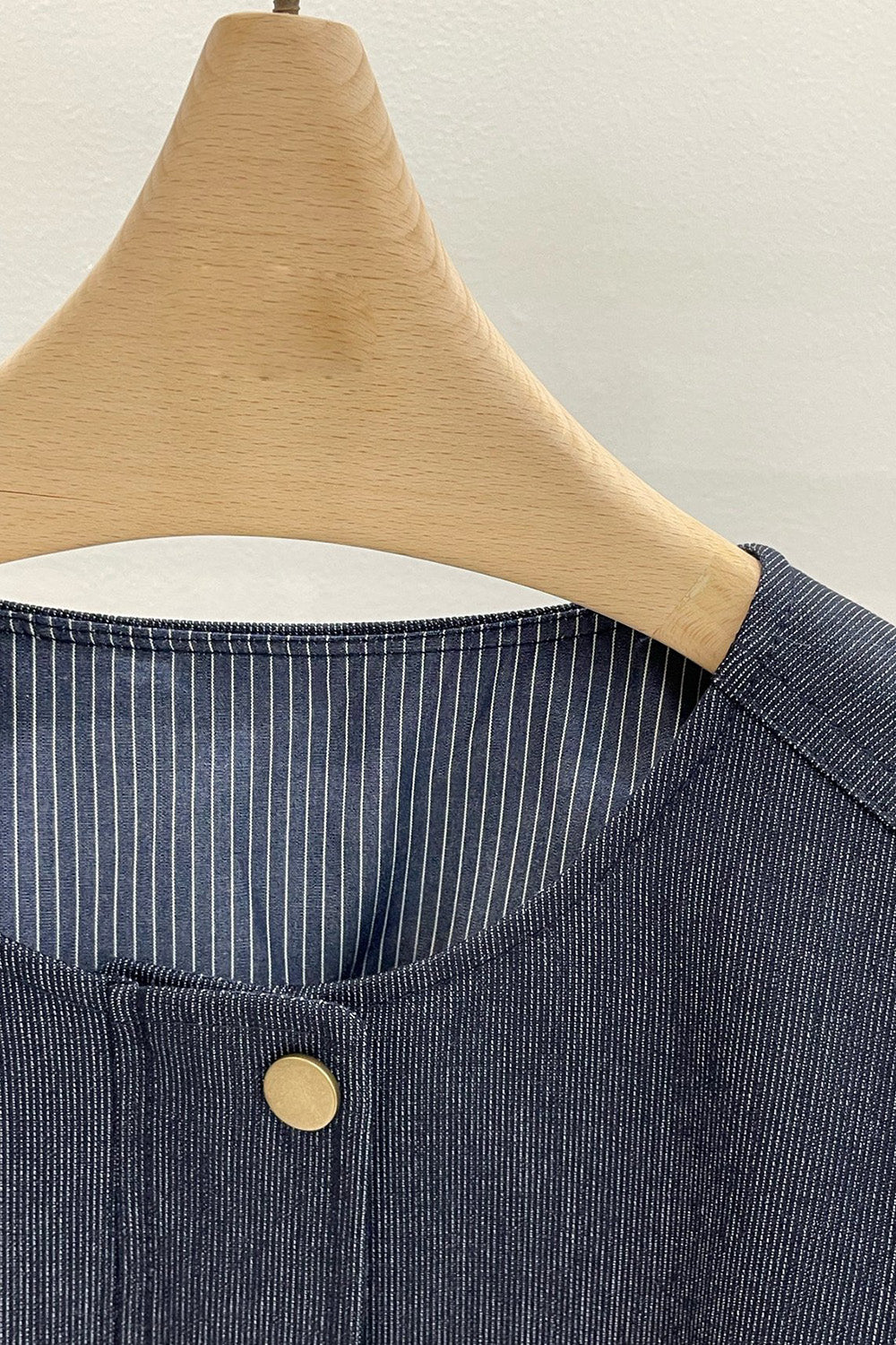 Capri Roundneck Denim Jacket